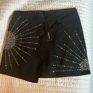 Holiday Sparkle Black Skort | Size Large